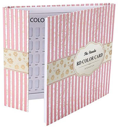 Espositore Unghie Libro, Espositore per Smalti per Unghie, Quaderno per Esposizione di Colori per Unghie Scheda Grafica per Colori per Unghie Tabellone per Nail Art per Salone di Bellezza - 120 Colori