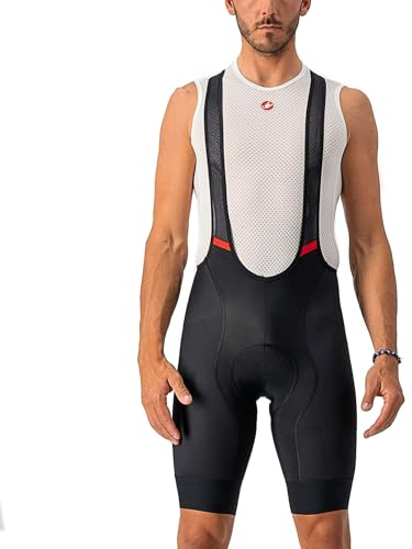 Castelli 4520006-010 Competizione Bib. Uomo Pantaloncini Black White XXL