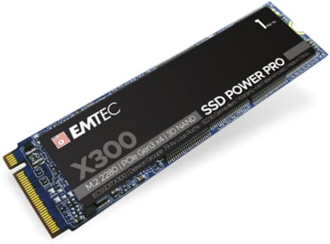 Emtec ECSSD1TX300 – interne SSD – 3.0 – NVMe – Kollektion X300 Power Pro – 3D NAND – 1 TB