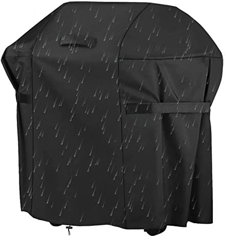 Abdeckhaube für Grill, Grillabdeckung Wetterfest, Gasgrill Abdeckung, BBQ Abdeckung aus 420D Oxford, Grillhaube UV-beständige Regendicht Reißfest Winddicht Faltbare Grill Abdeckplane Grillschutzhüllen