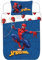 Spiderman Single Bedding Polycotton Set | Official Marvel Duvet Cover & Pillowcases | 135x200cm Reversible Quilt Cover | Durable & Soft | Machine Washable (BLUE AMAZING SPIDERMAN, Single)