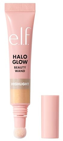 e.l.f. Halo Glow Highlight Beauty Wand, flüssiger Highlighter Wand für strahlende, leuchtende Haut, aufbaubare Formel, vegan und tierversuchsfrei, Starstruck