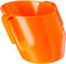Doidy Cup - Gobelets éducatifs pour bébés et enfants en bas âge - Design incliné unique - Gobelet à deux anses pour bébé - Superbe gobelet pour le lait, l'eau et le jus de fruit - À utiliser entre 3 et 6 mois (Orange)
