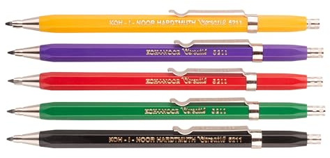 KOH-I-NOOR 5211 Mechanischer Kupplungsminenhalter, 2 mm Durchmesser, Farbe kann variieren