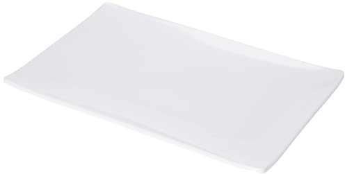 LACOR - 62791 - Bandeja Melamina Rectangular Classic 248x160x23cm - Blanco