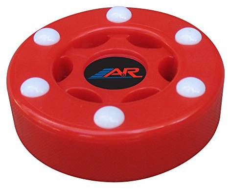 A&R Collectibles A&R Sports Inline Street Hockey Puck, Red