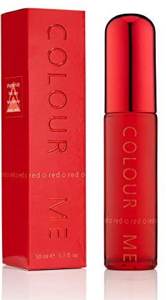 COLOUR ME Red Perfume for Women. 50ml Eau de Parfums. Luxury Fragrance - Ladies Perfume, Long Lasting Womens Perfumes by Milton-Lloyd