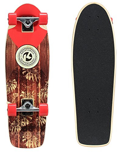 Kryptonics in-Lay Cruiser 28-Inch Skateboard - Sleek Design for Effortless Gliding - Ideal for All Ages - Enjoy Thrilling Rides with Style and Confidence!