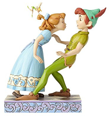 Disney Traditions, Figura de Peter Pan y Wendy Un Beso Inesperado, Enesco
