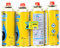 Thrink PACK OF 8 Butane Gas Bottles Canister Camping Heater Cooker BBQ | Compact And Resealable CP 250 Valve Gas Cartridge | Can Use 1.6 Hours To 2 Hours Continuously | 220gm of Butane In Each Can