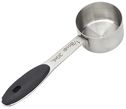 Kaffeskopa i Rostfritt Stål, 30 ml, 1/8 Kopp Mätskopa för Kaffe, Mjöl och Socker