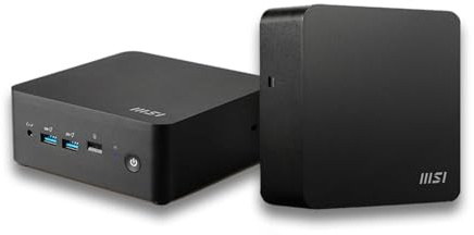 SYSTEMTREFF Intel NUC PC Intel Core i7-150U 10x5.4GHz | Iris Xe Graphics 96 | 256Go M.2 NVMe | 16Go DDR5 RAM | Windows 11 Pro | Ordinateur de bureau silencieux avec pour usage professionnel multimédia
