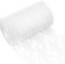 KAIYAYA Tischläufer Spitze 15cm x 25m Tischläufer Weiß Spitze Spitzenband Weiß Vintage Dekoratives Tischband Spitzenstoff Tischdecke für Hochzeit Taufe Zeremonie Festival Ereignis Tabellen Dekoration