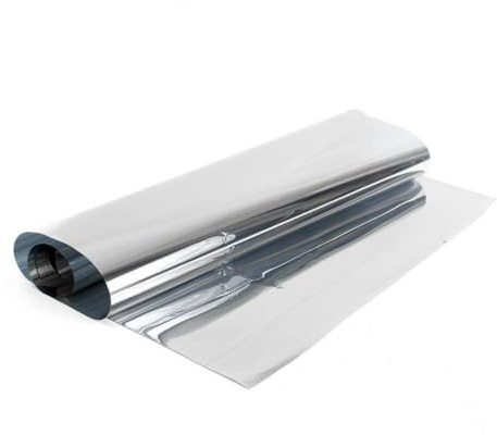TOVINANNA Película para Ventanas de Privacidad Diaria Unidireccional 200X50 CM Plata Lámina Aislante Térmica y Protección Solar sin Adhesivo para Hogar y Oficina Reduce Rayos UV y