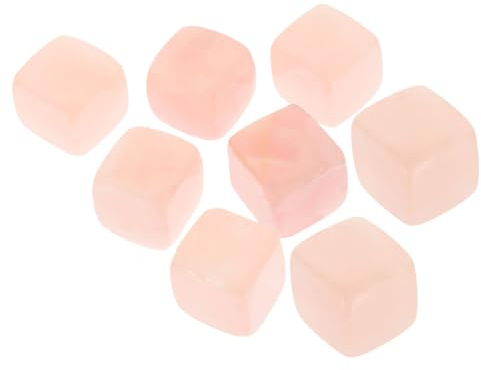 Angoily Set da 8 Pietre di Whisky in Cristallo Riutilizzabili Cubetti di Ghiaccio per Cocktail e Bevande Pietre Raffreddanti per Whisky Gin e Vino Regalo Uomo