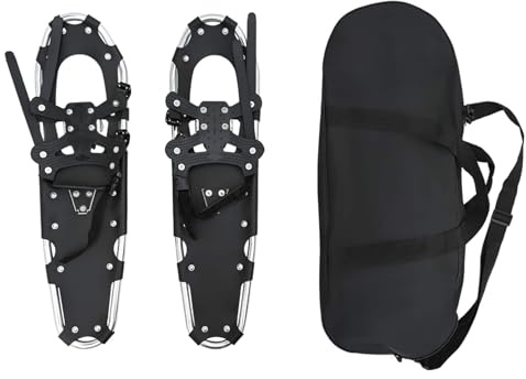 vidaXL Racchette da neve 3 in 1 con Bastoni da Trekking Argento, Giardino e Terrazza, Attrezzature da Neve Regolabili, Accessori per Freddo, Set da Trekking