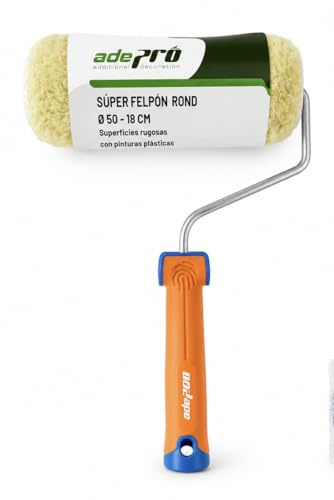 CEPISA Rodillo Súper Felpón 18cm Profesional para Pintura Plástica y Fachadas | Alta Carga de Pintura | Acabado Uniforme | Mango Ergonómico