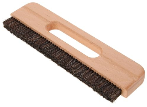 Amosfun Cepillo para Empapelar Evita Desprendimientos Mango de Madera y Cerdas Resistentes, Multiusos para Revestimientos de Paredes y Murales