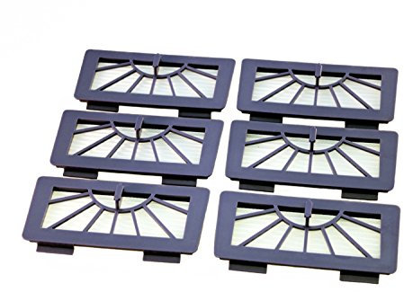 HEPa filtre pour 6 allergie neato xV11, xV12, xV15, xV21 xV25, signature, xV & vR100 vorwerk