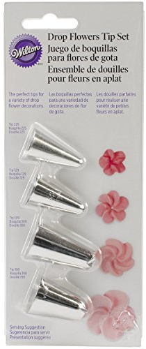 Wilton 418-4569 - Set de boquillas para Flores, 4 Piezas