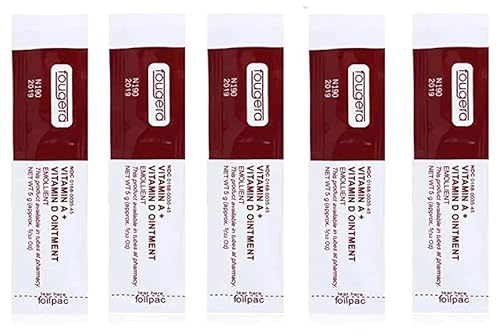 5pcs Vitamin A D Tattoo Aftercare Cream Gel Healing Skin Anti-Scar Preserve Color PMU Care Tattoo Accessories (5 SACHETS)