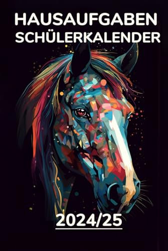 Hausaufgaben Schülerkalender: für Schüler mit Datum Notizen | Schülerplaner | To Do Listen | Stundenplan | Hausaufgabenheft |