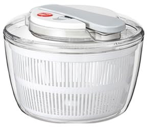 Manual Salad Spinner Lettuce Dryer Fruit Vegetable Washer Dryer with Stop Button