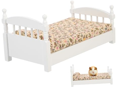 Toyvian Cama para Hámster Compacta Juguete Cómodo para Hámster Jaula Diseño de Jardín Flores Suministros