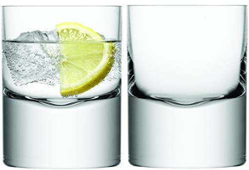 LSA Boris Tumbler 250ml Clear | Set of 2 | Handmade Glass | BI06