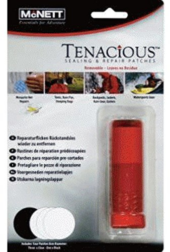McNett TENACIOUS TAPE - PRE CUT REPAIR KIT (4 PATCHES)