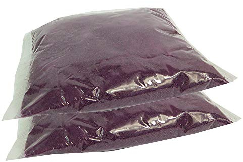 Ghisi Walter Arena colorida decoración fina 0,4-0,7 mm 2 kg (morado)