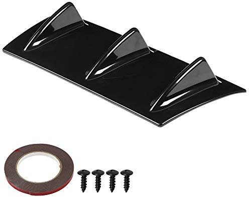 Spoiler paraurti posteriore EVGATSAUTO, diffusore a labbro per ala alettone paraurti posteriore telaio auto universale(S)