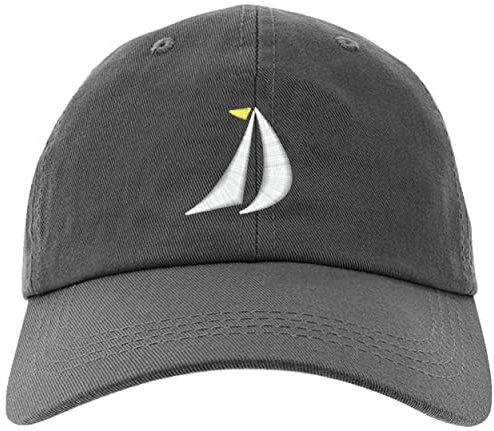 owndis Cap Sail Boat, Sailing Dad-EM-0050-Gray