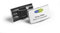 Durable Namensschild konvex (mit drehbarer Kombiklemme, 40 x 75 mm) Packung à 25 Stück, anthrazit/transparent, 812858