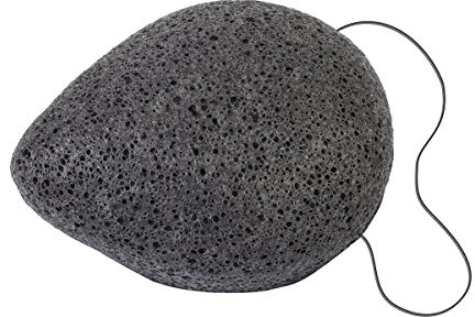 CROLL & DENECKE Spugna Konjac: carbone di bambù, confezione da 1 (1 x 1 pezzo)