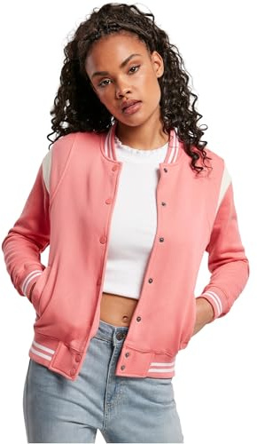 Urban Classics Damen Ladies College Sweat Jacket