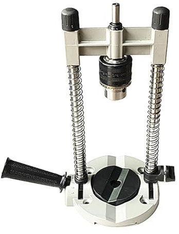 Milageto Drillling Guide Drill Press Accurately Straight Holes Drill Guide Attachment with Chuck Drill Stand Multi Angle Woodworker
