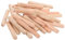 QUARKZMAN 50pz Legno Tasselli Perni 10 X 70mm (0.39 X 2.76 Pollici) Legno Tasselli Barre Scanalate Tasselli Giunti per Scanalati Lavorazione Legno Mobili Artigianato
