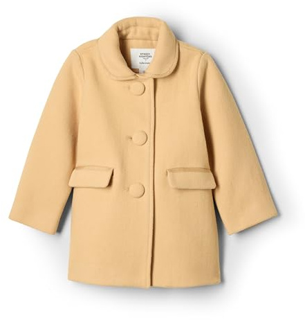 Amazon Essentials x Sofia Grainge Abrigo de Lana Bebé Niña, Camel Claro, 12 meses