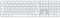 Apple Magic Keyboard mit Touch ID und Ziffernblock für Mac Modelle mit Apple Chip – Deutsch – Weiße Tasten ​​​​​​​