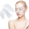 Xujinsongg 50 Pcs Clear Face Visors, Plastic Transparent Shower Face Eye Protector Shields Visors, Eyelash Extensions, Permanent Makeup, for Microblading, Eyes Cataract Surgery Face Visors