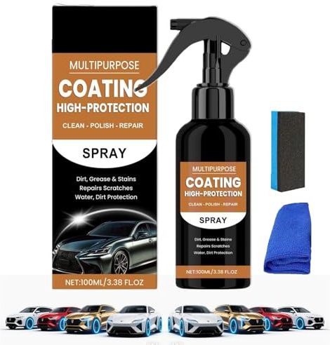 Turbo Shine Nexa, Nexa Turbo Shine, Nexa 3 In 1 High Protection Quick Car Coating Spray, Upgrade Car Anti-Scratch Spray, Restore Car Shine and Long-Lasting Protection For All Cars