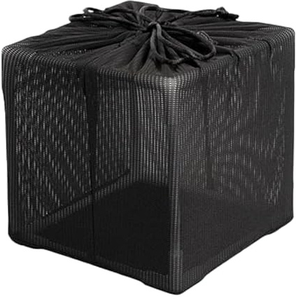 Sac filtrant pour pompe de bassin – Protection en maille, couvercle sécurisé avec cordon de serrage | Support réutilisable empêchant les blocages, sécurité de fontaine extérieure, entretien des