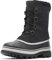 Sorel CARIBOU WATERPROOF Men's Snow Boots, Black (Black x Dark Stone), 8.5 UK