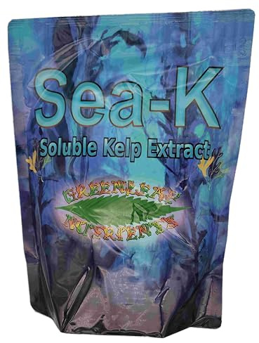 Seaweed and Kelp Fertilizer for Plants - Organic Sea-K - Concentrated Extract Powder Nutrient Makes 3500 Liters