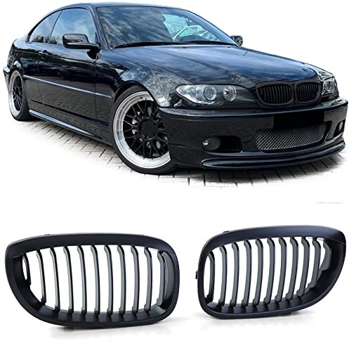 Sport Kühlergrill Performance Matt passend für 3er BMW E46 Coupe Cabrio 03-07