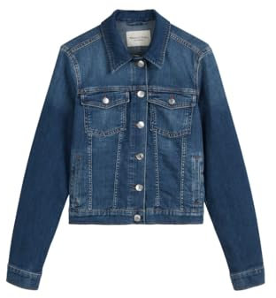 Marc O'Polo Denim Jacket, Button Closure, Long Cashmere Soft Blue wash - S