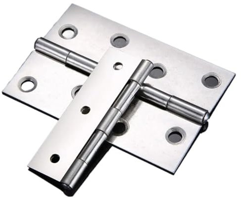 1/1.5/2/2.5/3 Inch Cross Hinge Mini Stainless Steel Aluminum Core Folding Hinges Door Window Cabinet Cupboard Furniture Hardware(2.5 Inch)
