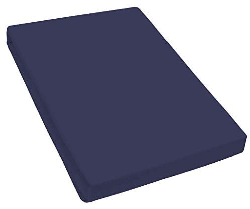 Formesse Bella-Donna Jersey Spannbettlaken marine, 140x200 - 160x220 cm