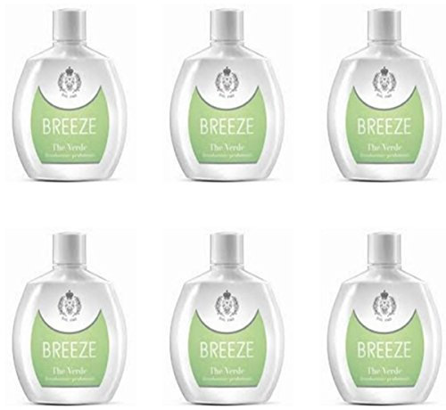 6 Deodoranti Breeze Squeeze Deodorante Profumato The Verde per il corpo